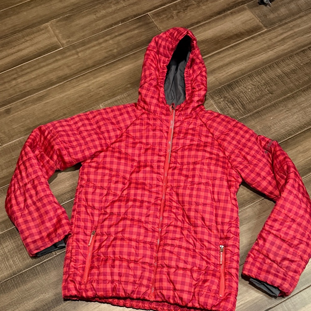 Columbia Omni Heat Plaid Hooded Jacket